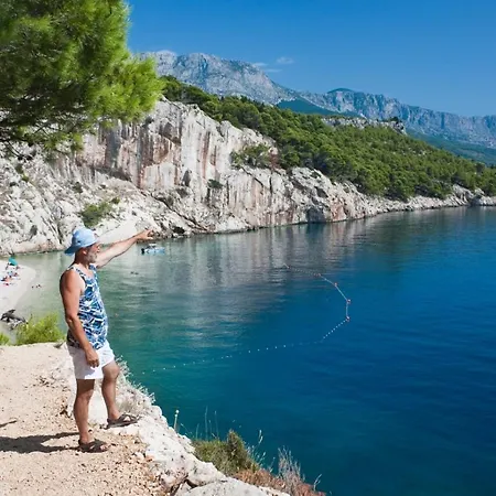 Studio Apartment In Gradac With Balcony, Air Conditioning, Wifi 4238-9 Appartement